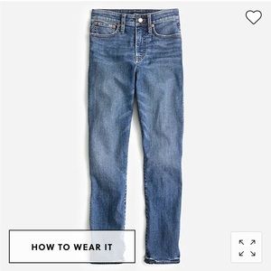 J.Crew Curvy Vintage Straight Jean